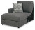 Ashley Edenfield Linen 3-Piece Sectional with LAF Sofa / RAF Chaise and Ottoman