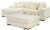 Ashley Lindyn Fog 2-Piece Sectional with LAF Chair / RAF Chaise and Ottoman