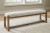 Ashley Cabalynn Oatmeal Light Brown 63" Dining Bench