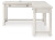 Ashley Robbinsdale Antique White L-Shaped Home Office Desk