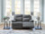 Ashley Tarrant Charcoal Reclining Loveseat