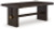 Ashley Burkhaus Dark Brown 10 Piece Dining Set with Table, 4 Chairs, 2 Arm Chairs and Storage
