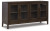 Ashley Burkhaus Dark Brown 10 Piece Dining Set with Table, 4 Chairs, 2 Arm Chairs and Storage