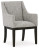 Ashley Burkhaus Dark Brown 10 Piece Dining Set with Table, 4 Chairs, 2 Arm Chairs and Storage