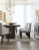 Ashley Burkhaus Dark Brown 9 Piece Dining Set with Table, 4 Chairs and 2 Arm Chairs