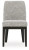 Ashley Burkhaus Dark Brown Dining Table and 6 Chairs