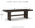 Ashley Burkhaus Dark Brown Dining Table and 6 Chairs