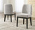 Ashley Burkhaus Dark Brown Dining Table and 6 Chairs