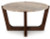 Ashley Tanidore Warm Brown Coffee Table with 1 End Table