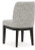 Ashley Burkhaus Beige Dark Brown Dining Chair (Set of 2)
