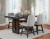 Ashley Burkhaus Dark Brown Counter Height Dining Table and 4 Barstools