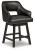 Ashley Tallenger Linen Brown Counter Height Bar Stool (Set of 2)
