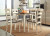 Ashley Woodanville Cream Brown Dining Drop Leaf Table