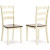 Ashley Woodanville Cream Brown Dining Chair (Set of 2)