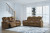 Ashley Wolfridge Brindle Sofa and Loveseat