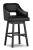 Ashley Tallenger Black Dark Brown 2-Piece Bar Stool