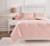 Ashley Lexann Pink White Gray Full Comforter Set