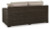Ashley Coastline Bay Brown Outdoor Loveseat with Cushion