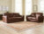 Ashley Mossano Canyon Sofa and Loveseat
