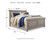 Ashley Lettner Light Gray Queen Sleigh Bed