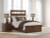 Ashley Taffenbrook Medium Brown Queen Panel Storage Bed