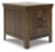 Ashley Moriville Grayish Brown End Table