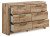 Ashley Hyanna Tan Brown Dresser