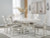 Ashley Robbinsdale Antique White Dining Table and 6 Chairs
