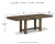 Moriville Grayish Brown Dining Table and 4 Chairs and Bench