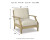 Ashley Clare View Beige Outdoor Loveseat with 2 Lounge Chairs