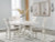 Ashley Robbinsdale Antique White Dining Table and 4 Chairs