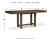 Ashley Moriville Grayish Brown Counter Height Dining Table and 6 Barstools