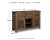 Ashley Moriville Grayish Brown Counter Height Dining Table and 4 Barstools with Storage