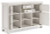 Ashley Robbinsdale Antique White Counter Height Dining Table and 6 Barstools with Storage