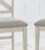 Ashley Robbinsdale Antique White Counter Height Dining Table and 6 Barstools and Bench