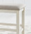 Ashley Robbinsdale Antique White Counter Height Dining Table and 6 Barstools and Bench