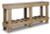 Ashley Susandeer Brown Sofa/Console Table