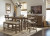Ashley Moriville Grayish Brown Counter Height Dining Extension Table