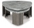 Ashley Surmour Gray Brown Stacked Coffee Table