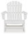 Ashley Sundown Treasure White Outdoor Rocking Chair