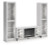 Ashley Brollevi White 3-Piece Entertainment Center with Fireplace