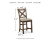 Ashley Moriville Beige 2-Piece Bar Stool