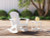 Ashley Sundown Treasure White Outdoor Chair with End Table