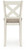 Ashley Robbinsdale Antique White Counter Height Barstool (Set of 2)