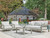 Ashley Moonlight View Gray Outdoor Sofa and 2 Chairs with Coffee Table