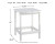 Ashley Sundown Treasure White End Table