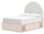 Ashley Wistenpine Blush Full Upholstered Panel Bed with Storage
