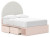 Ashley Wistenpine Blush Full Upholstered Panel Bed with Storage