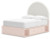 Ashley Wistenpine Blush Full Upholstered Panel Bed with Storage B100/12/B1323/50(2)/84/87
