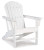 Ashley Sundown Treasure White 2 Outdoor Chairs with End Table P011/827(2)/703